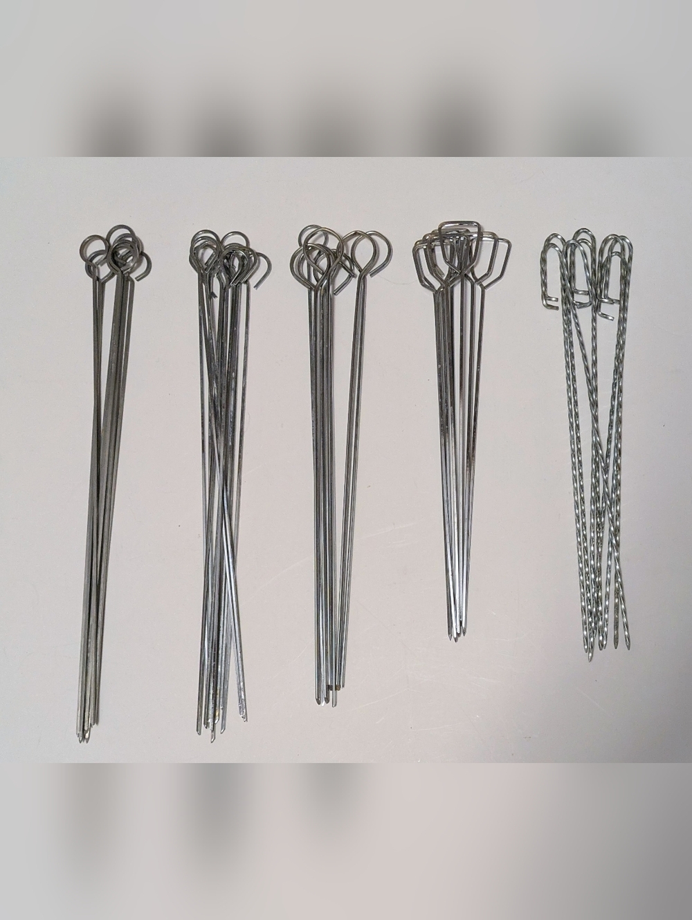 Skewers Spikes Stainless Steel Loop Tops Silver Bundle 42